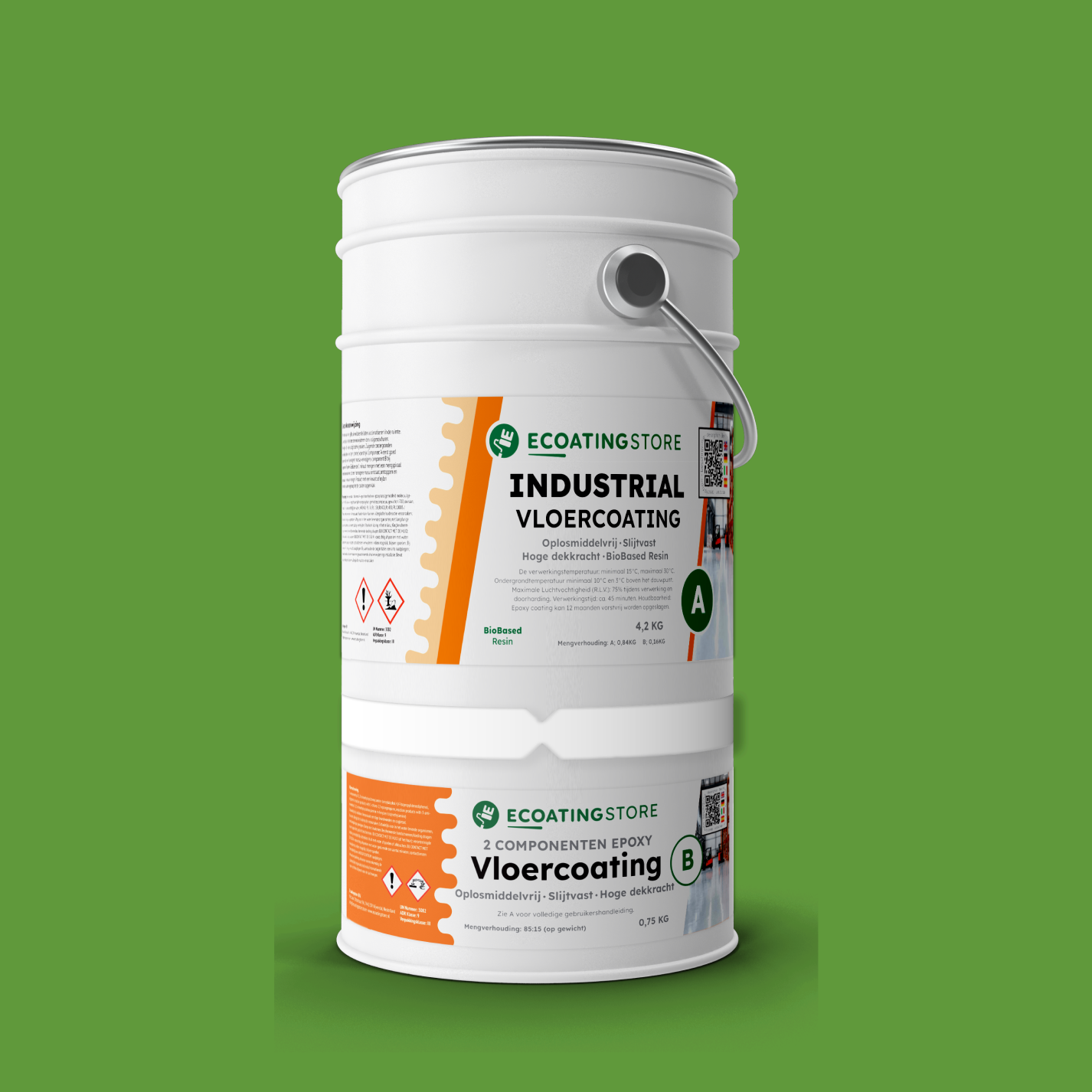 Vloercoating Tionsclaíoch - RAL 6018