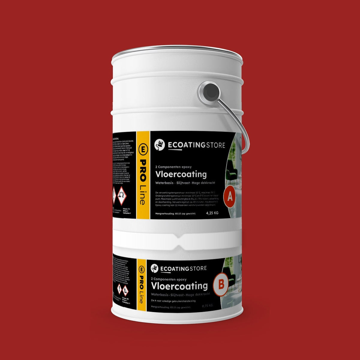 Vloercoating - RAL 3002