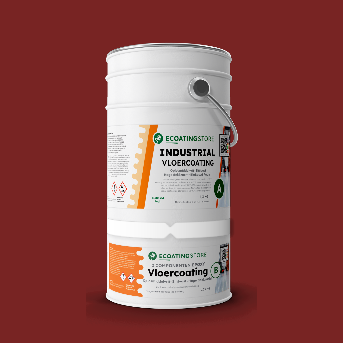 Vloercoating Tionsclaíoch - RAL 3011