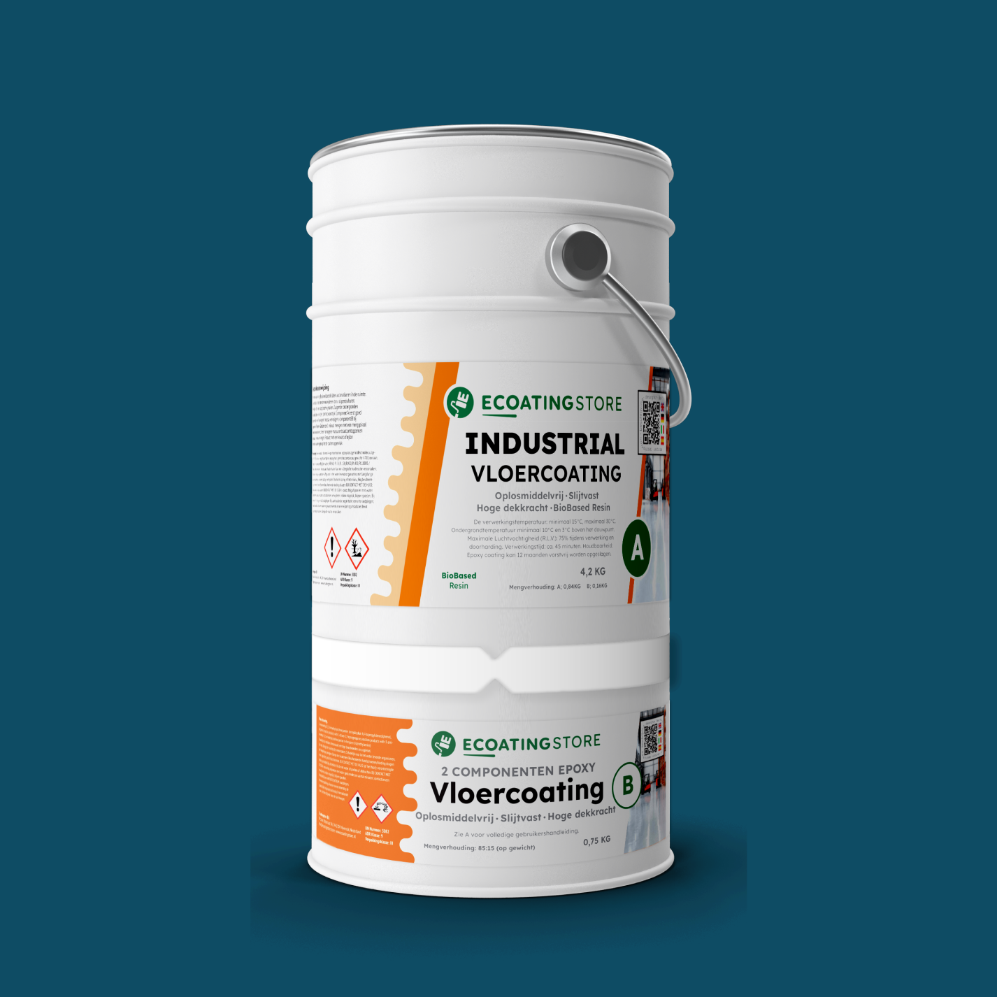 Vloercoating Tionsclaíoch - RAL 5001