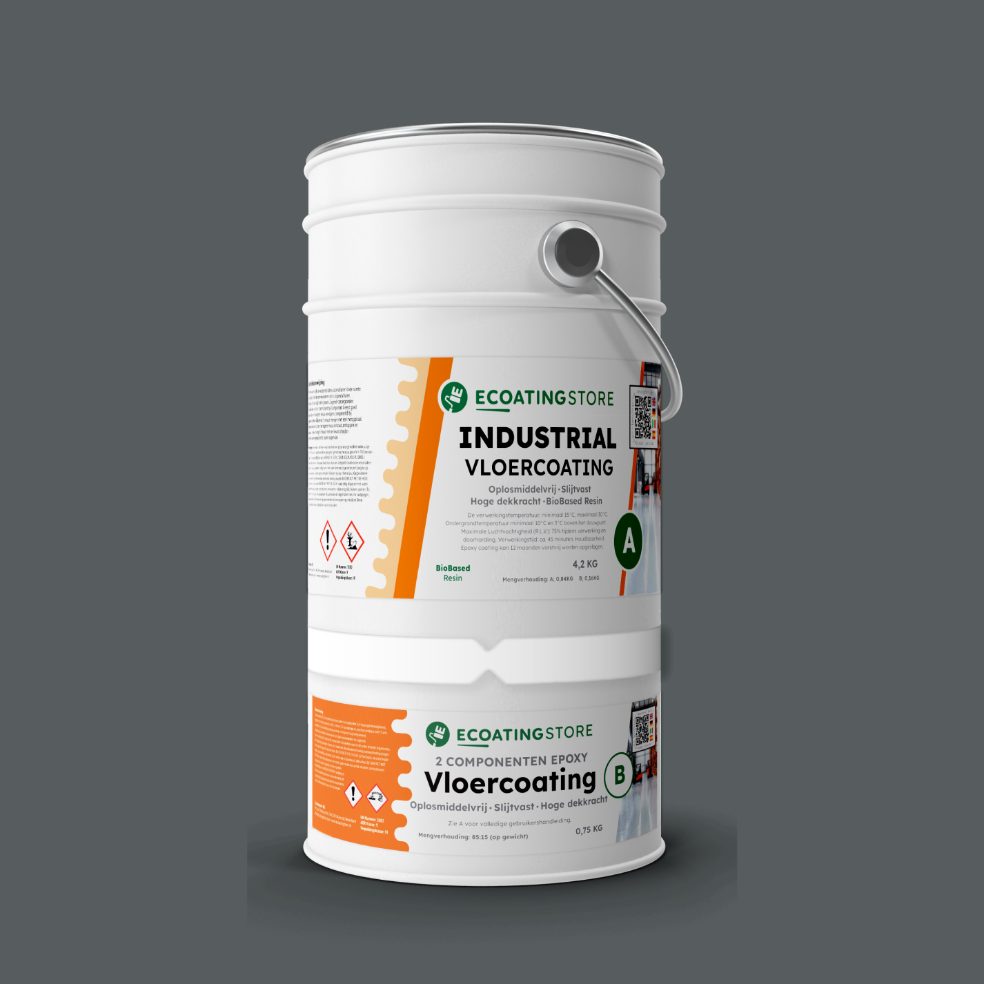 Vloercoating Tionsclaíoch - RAL 7012