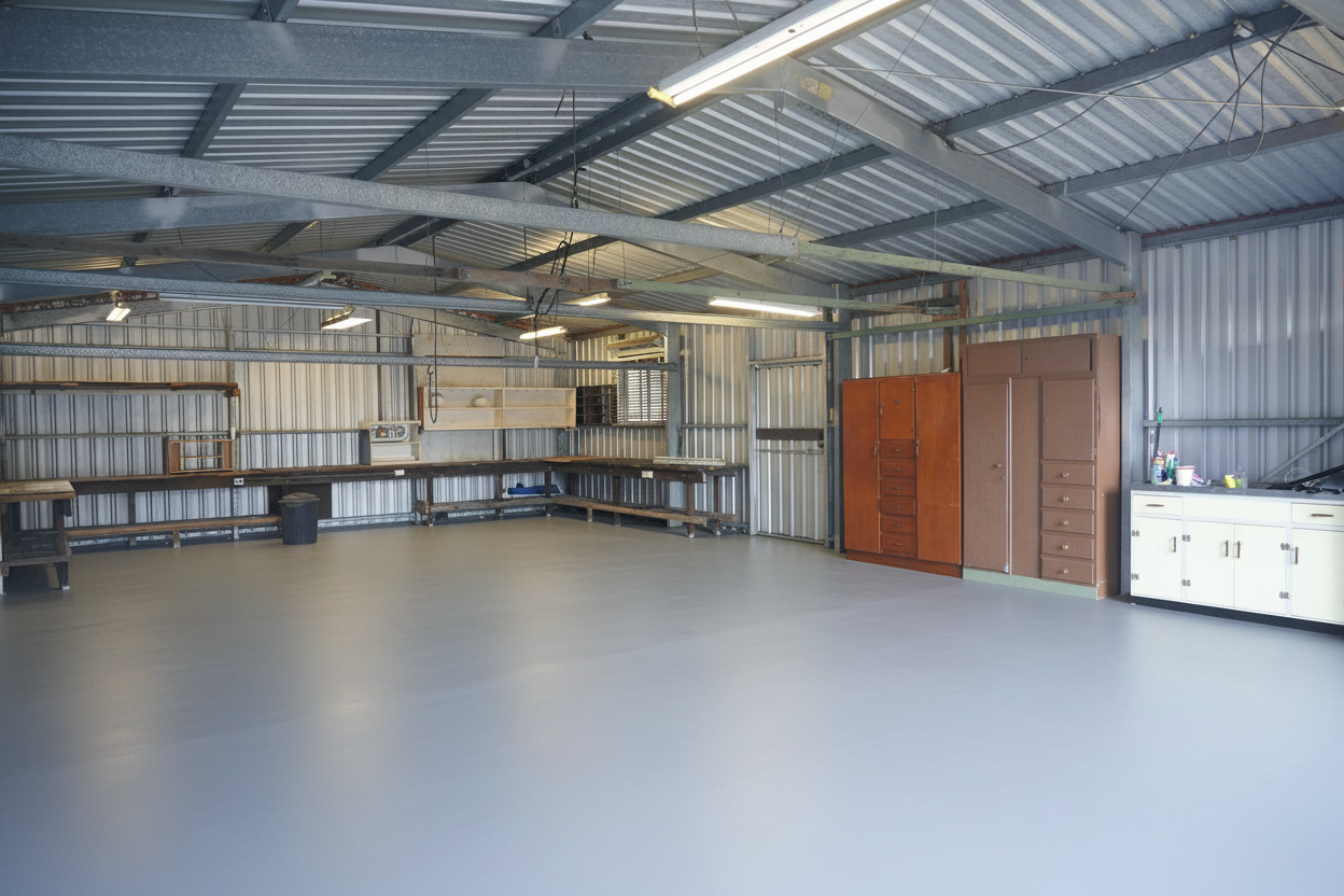 Garage vloercoating - RAL 7039